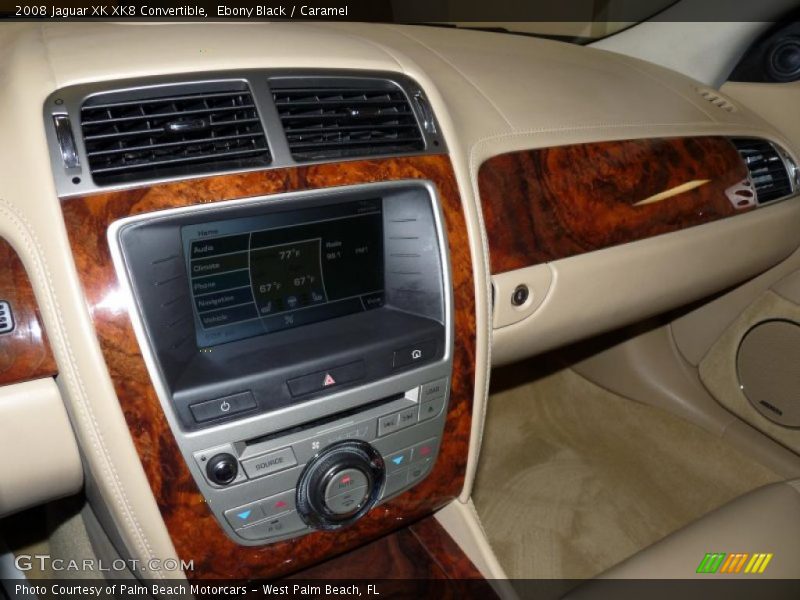 Ebony Black / Caramel 2008 Jaguar XK XK8 Convertible