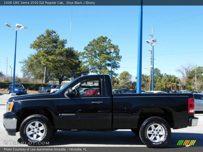 Onyx Black / Ebony 2008 GMC Sierra 1500 SLE Regular Cab