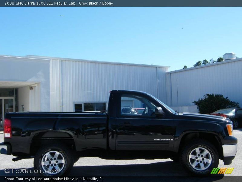 Onyx Black / Ebony 2008 GMC Sierra 1500 SLE Regular Cab