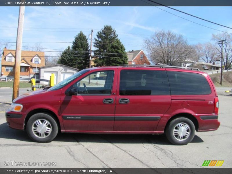 Sport Red Metallic / Medium Gray 2005 Chevrolet Venture LS