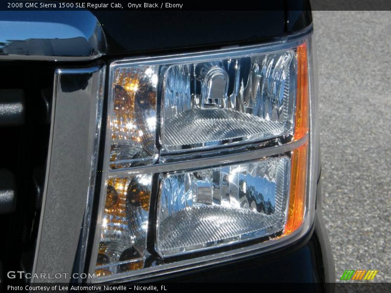 Onyx Black / Ebony 2008 GMC Sierra 1500 SLE Regular Cab