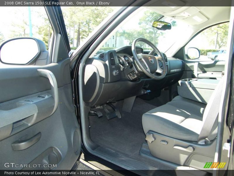 Onyx Black / Ebony 2008 GMC Sierra 1500 SLE Regular Cab