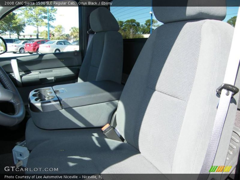 Onyx Black / Ebony 2008 GMC Sierra 1500 SLE Regular Cab