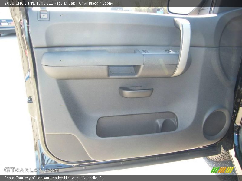 Onyx Black / Ebony 2008 GMC Sierra 1500 SLE Regular Cab
