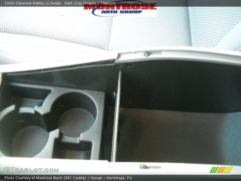 Dark Gray Metallic / Titanium 2009 Chevrolet Malibu LS Sedan