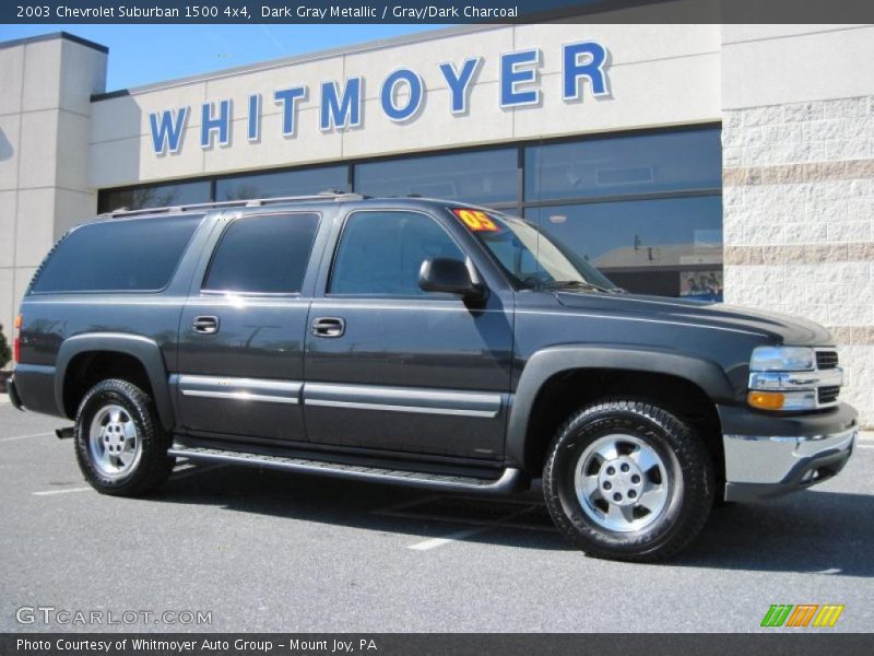 Dark Gray Metallic / Gray/Dark Charcoal 2003 Chevrolet Suburban 1500 4x4