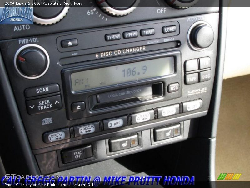 Absolutely Red / Ivory 2004 Lexus IS 300