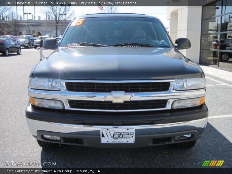 Dark Gray Metallic / Gray/Dark Charcoal 2003 Chevrolet Suburban 1500 4x4