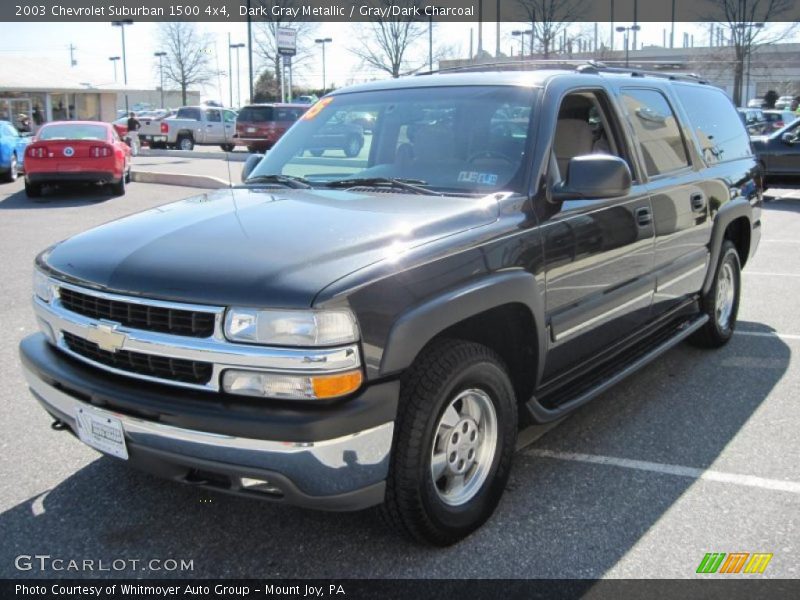 Dark Gray Metallic / Gray/Dark Charcoal 2003 Chevrolet Suburban 1500 4x4