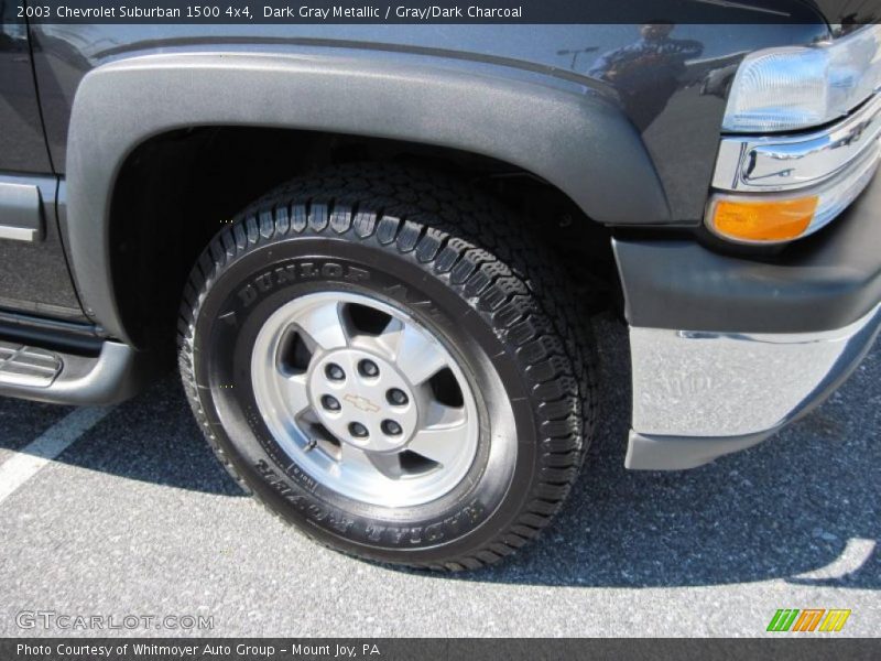 Dark Gray Metallic / Gray/Dark Charcoal 2003 Chevrolet Suburban 1500 4x4