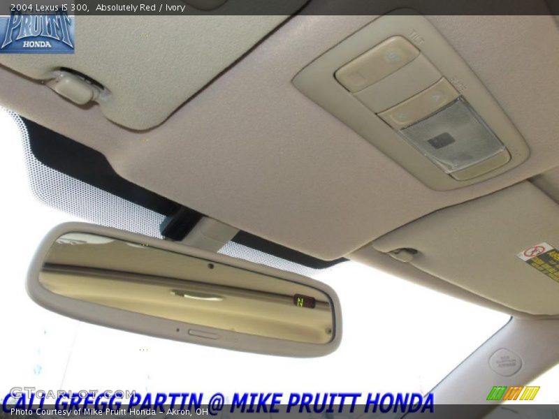 Absolutely Red / Ivory 2004 Lexus IS 300