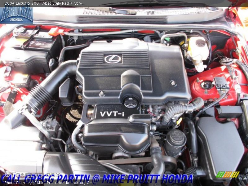 Absolutely Red / Ivory 2004 Lexus IS 300