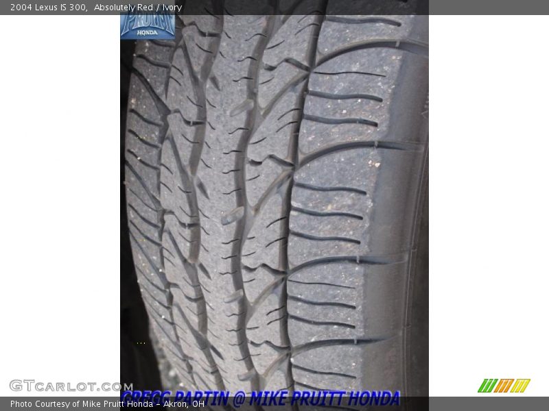 Absolutely Red / Ivory 2004 Lexus IS 300