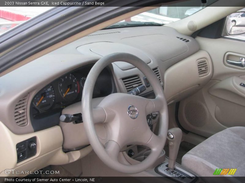 Iced Cappuccino / Sand Beige 2003 Nissan Sentra GXE
