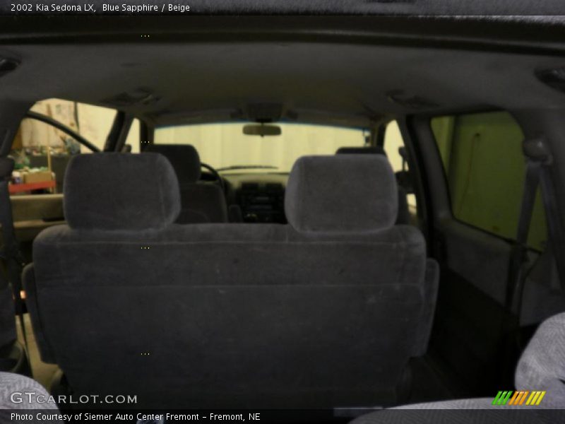 Blue Sapphire / Beige 2002 Kia Sedona LX