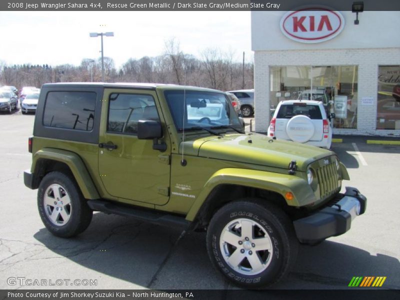 Rescue Green Metallic / Dark Slate Gray/Medium Slate Gray 2008 Jeep Wrangler Sahara 4x4