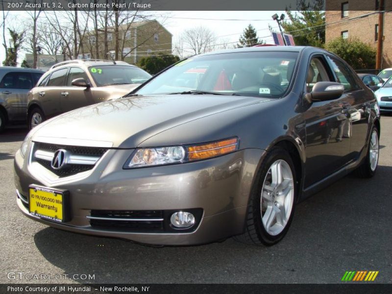 Carbon Bronze Pearl / Taupe 2007 Acura TL 3.2