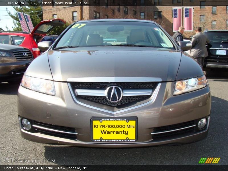 Carbon Bronze Pearl / Taupe 2007 Acura TL 3.2