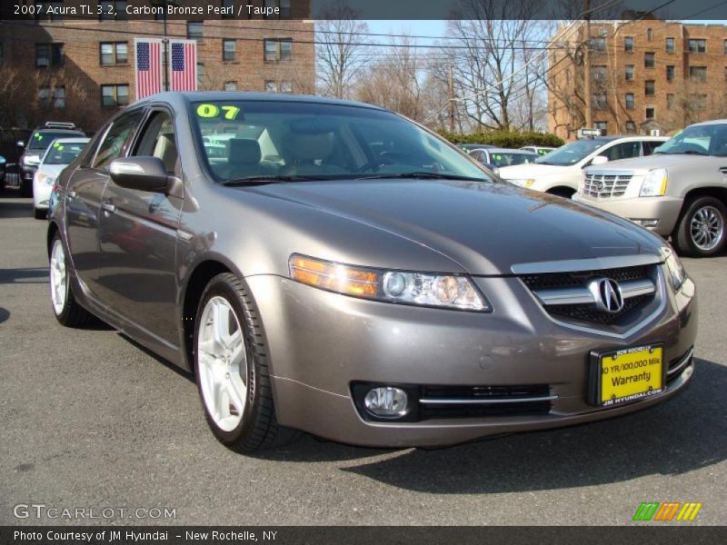Carbon Bronze Pearl / Taupe 2007 Acura TL 3.2