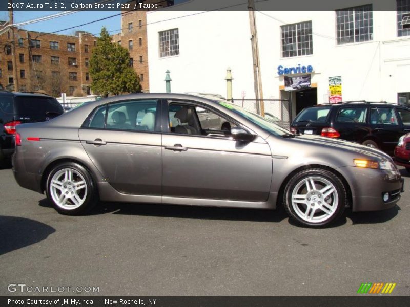 Carbon Bronze Pearl / Taupe 2007 Acura TL 3.2