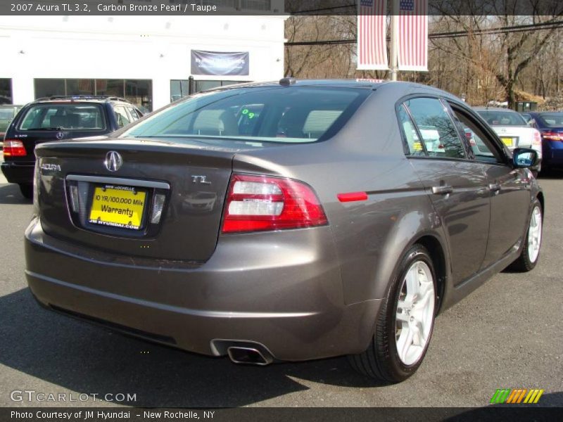 Carbon Bronze Pearl / Taupe 2007 Acura TL 3.2