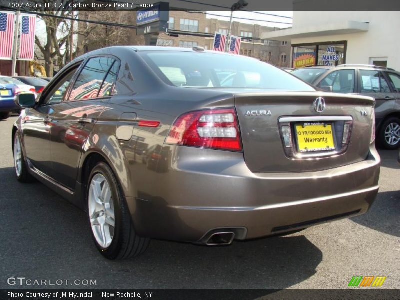 Carbon Bronze Pearl / Taupe 2007 Acura TL 3.2