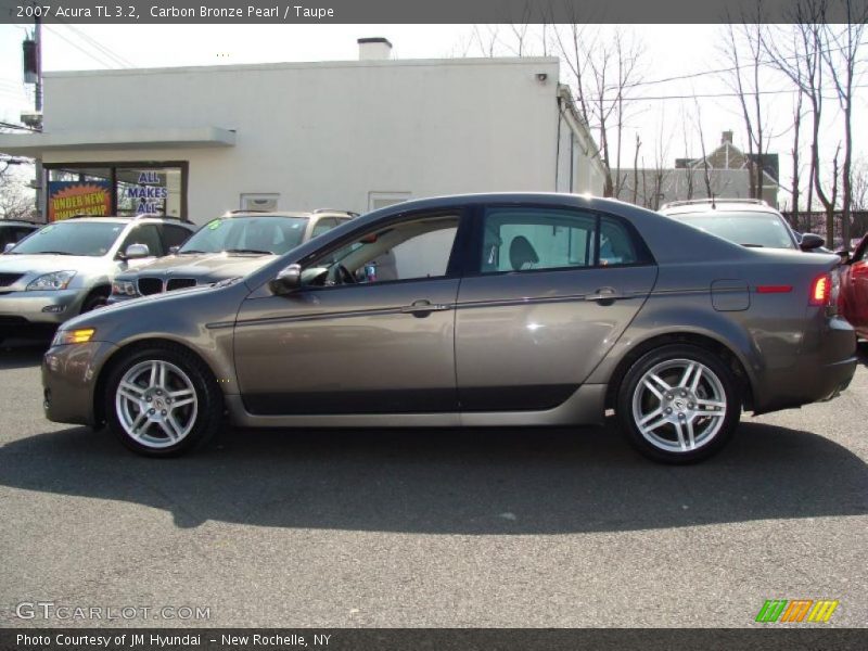 Carbon Bronze Pearl / Taupe 2007 Acura TL 3.2