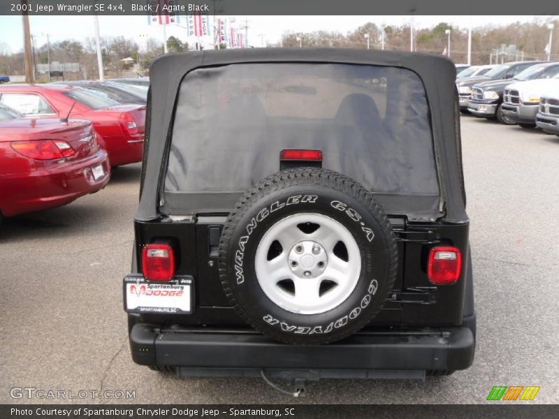 Black / Agate Black 2001 Jeep Wrangler SE 4x4