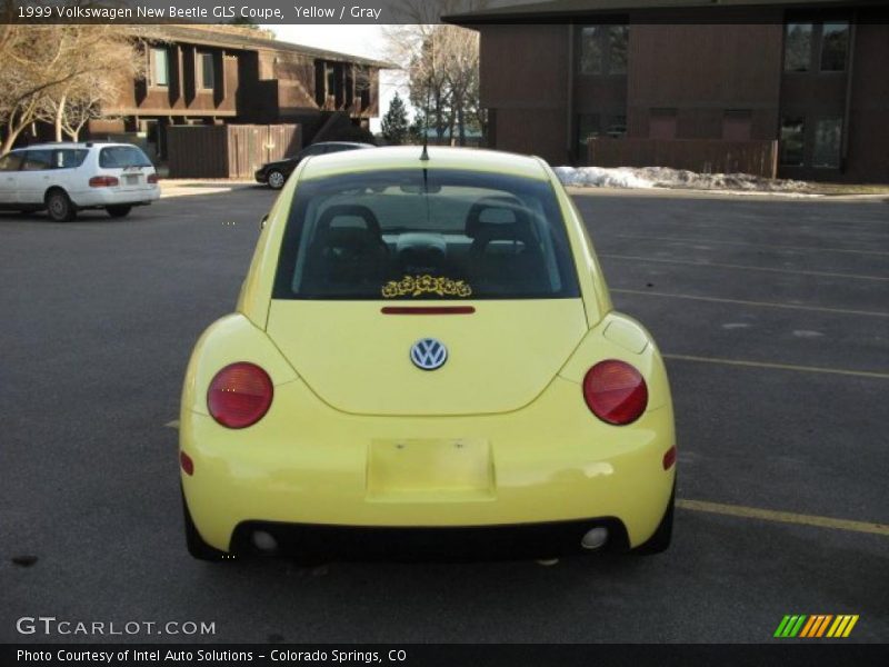 Yellow / Gray 1999 Volkswagen New Beetle GLS Coupe