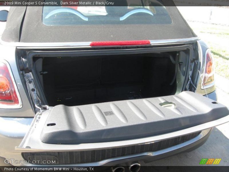 Dark Silver Metallic / Black/Grey 2009 Mini Cooper S Convertible