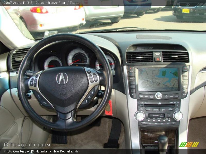 Carbon Bronze Pearl / Taupe 2007 Acura TL 3.2