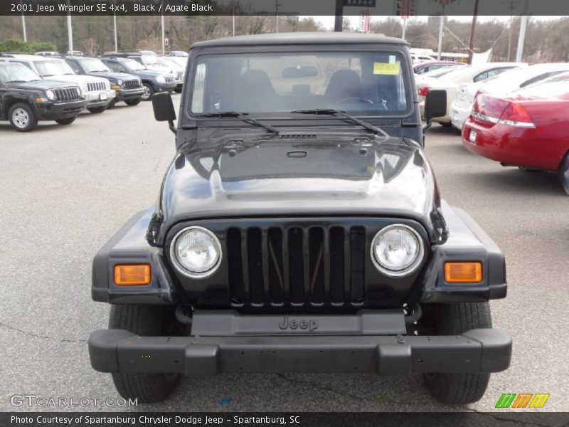Black / Agate Black 2001 Jeep Wrangler SE 4x4