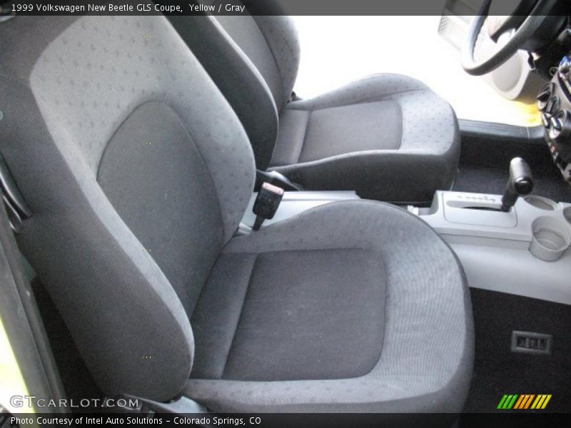 Yellow / Gray 1999 Volkswagen New Beetle GLS Coupe