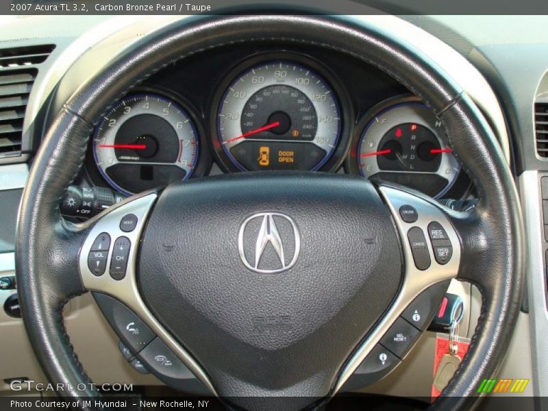 Carbon Bronze Pearl / Taupe 2007 Acura TL 3.2