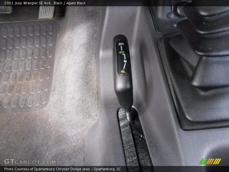 Black / Agate Black 2001 Jeep Wrangler SE 4x4