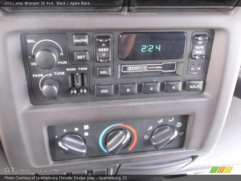 Black / Agate Black 2001 Jeep Wrangler SE 4x4