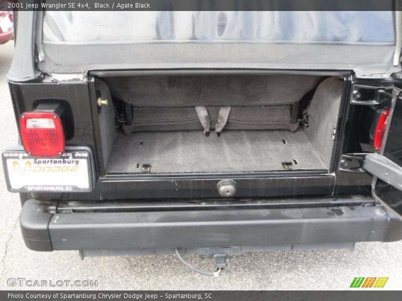 Black / Agate Black 2001 Jeep Wrangler SE 4x4
