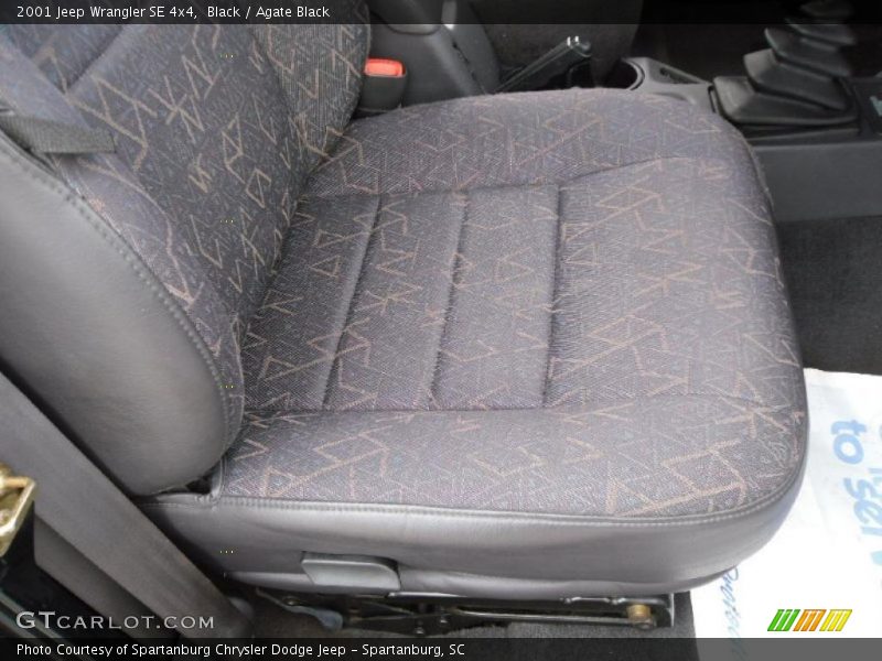 Black / Agate Black 2001 Jeep Wrangler SE 4x4