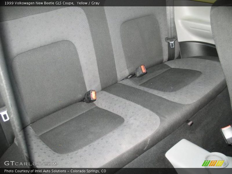 Yellow / Gray 1999 Volkswagen New Beetle GLS Coupe