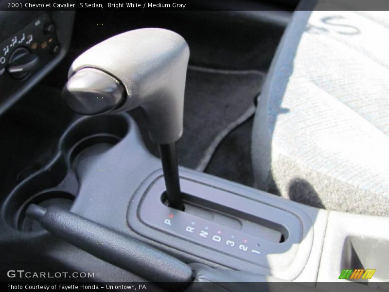 Bright White / Medium Gray 2001 Chevrolet Cavalier LS Sedan