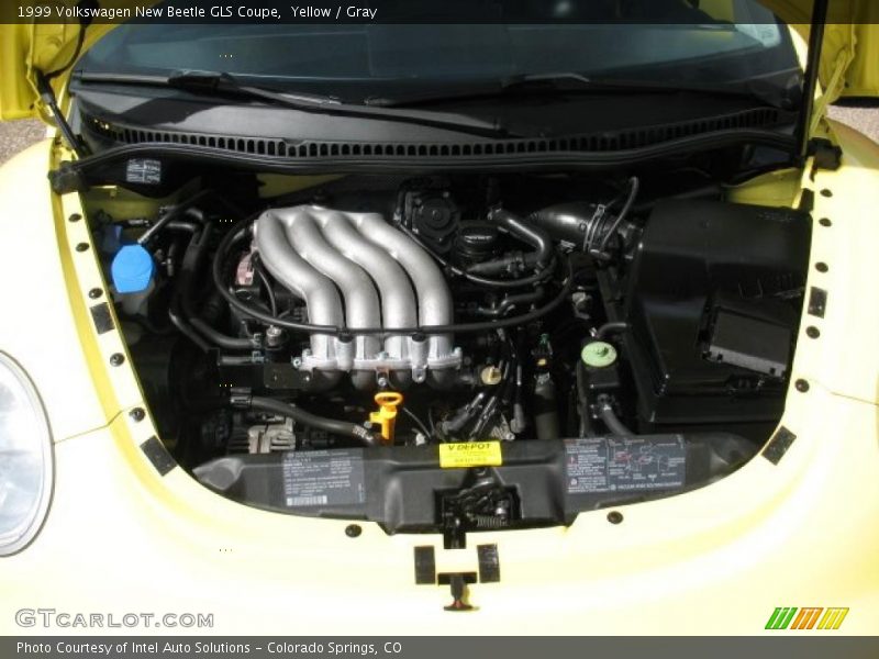 Yellow / Gray 1999 Volkswagen New Beetle GLS Coupe
