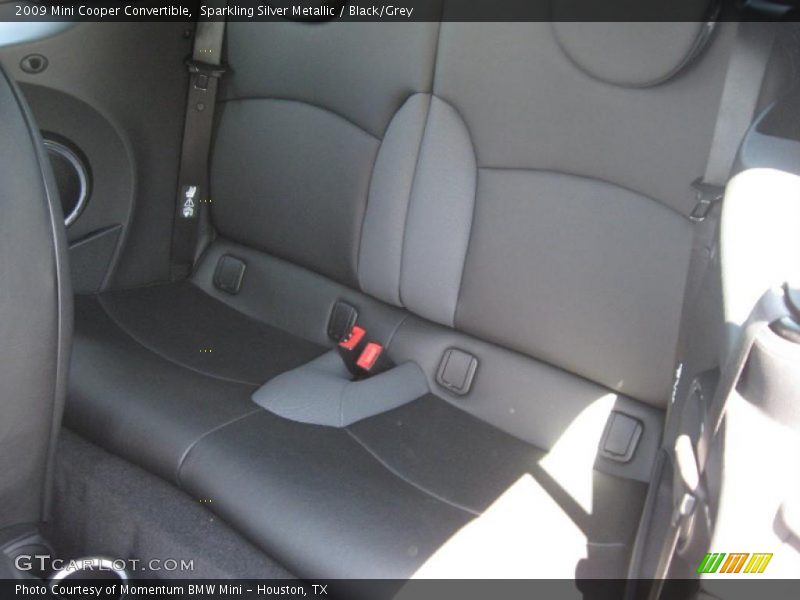Sparkling Silver Metallic / Black/Grey 2009 Mini Cooper Convertible