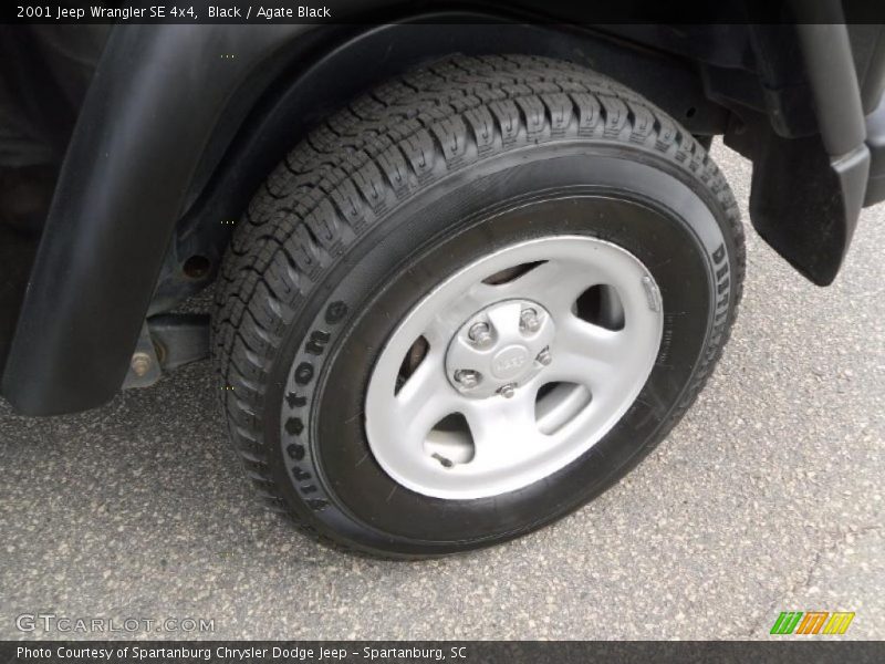 Black / Agate Black 2001 Jeep Wrangler SE 4x4