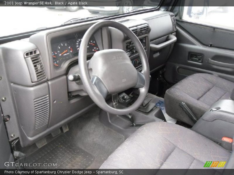 Black / Agate Black 2001 Jeep Wrangler SE 4x4
