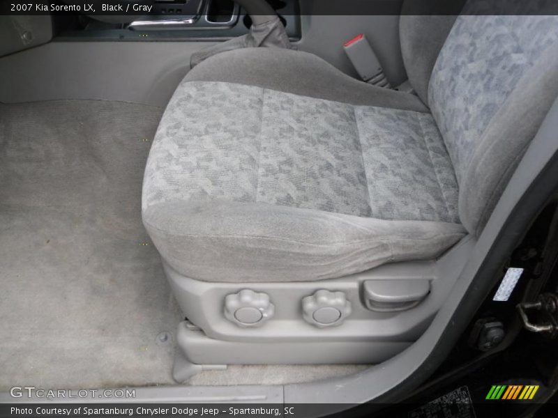 Black / Gray 2007 Kia Sorento LX