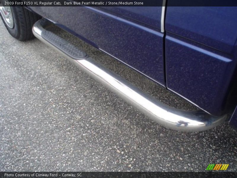 Dark Blue Pearl Metallic / Stone/Medium Stone 2009 Ford F150 XL Regular Cab