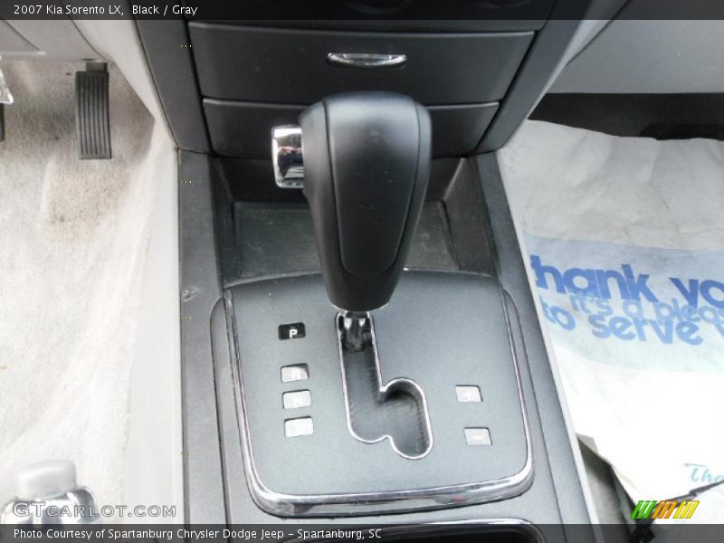 Black / Gray 2007 Kia Sorento LX