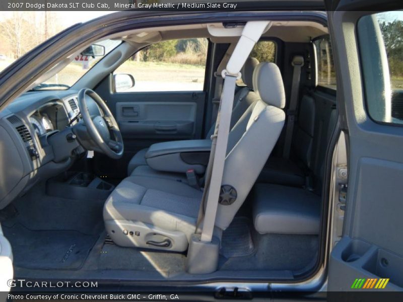 Mineral Gray Metallic / Medium Slate Gray 2007 Dodge Dakota SLT Club Cab