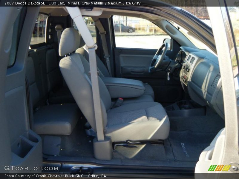 Mineral Gray Metallic / Medium Slate Gray 2007 Dodge Dakota SLT Club Cab