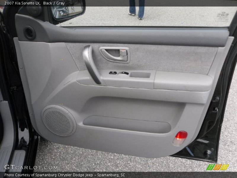 Black / Gray 2007 Kia Sorento LX
